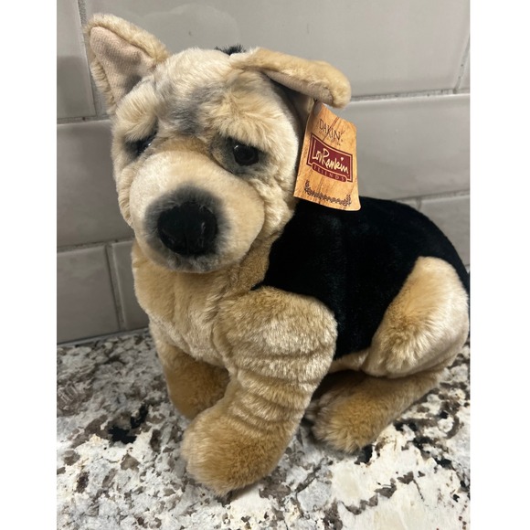 Dakin Lou Rankin RETIRED‎ RARE German Shepherd Plush Wendell Collectible 15" - Picture 1 of 8
